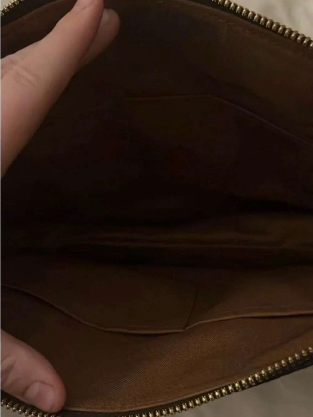 Louis Vuitton Monogram Canvas Tote in Brown and Tan - Picture 3 of 3